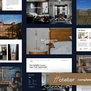 Hoteller Hotel Booking Theme GPL v6.8.5 - Latest Version