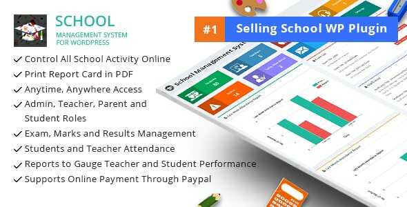 School Management System for WordPress v93.2.0 GPL Latest Version